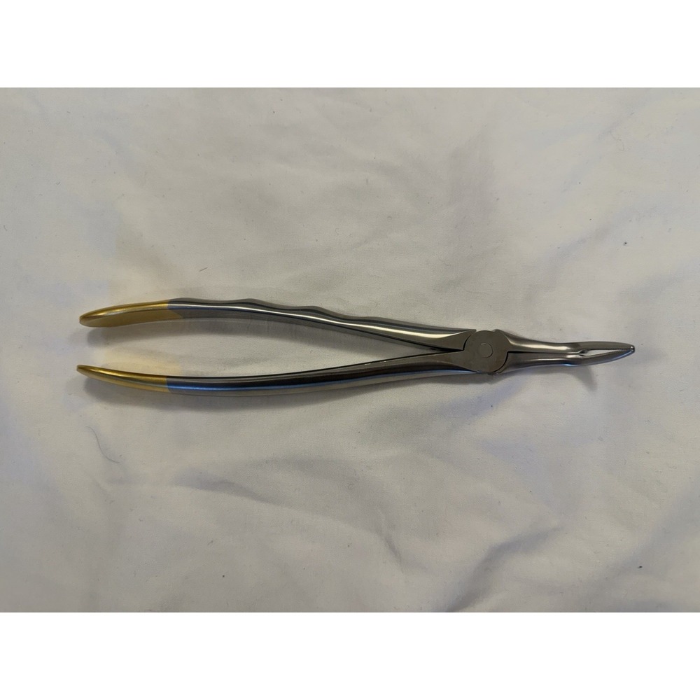 Salvin Dental Forceps Root CU 46L European Style Lower Root Forceps, Serrated